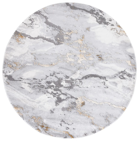 Safavieh Craft 6'-7" x 6'-7" Rug in Grey / Gold