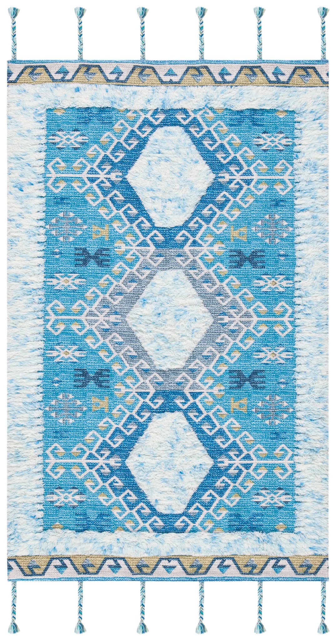 Safavieh Saffron 3'-0" x 5'-0" Rug in Turquoise / Blue