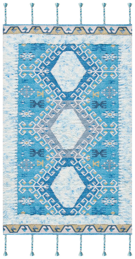 Safavieh Saffron 3'-0" x 5'-0" Rug in Turquoise / Blue