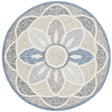Safavieh Novelty 5'-0" x 5'-0" Rug in Grey / Blue