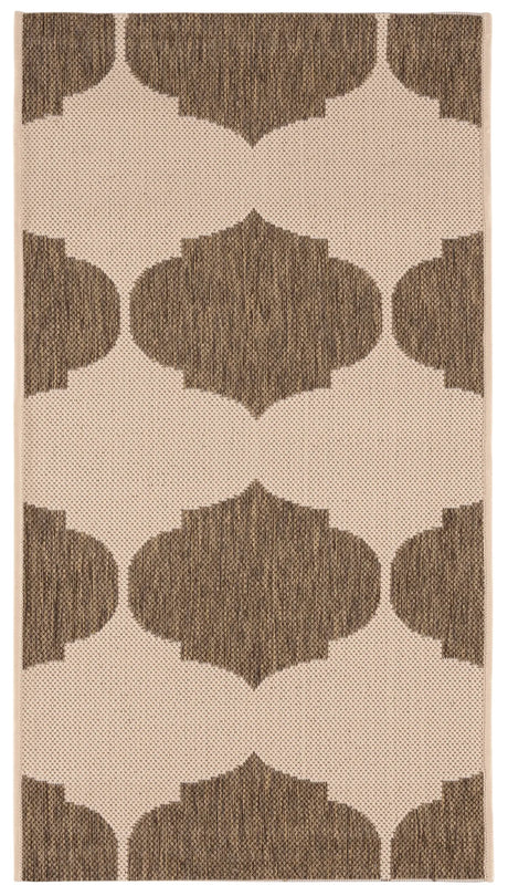 Safavieh Courtyard 2'-0" x 3'-7" Rug in Beige / Brown