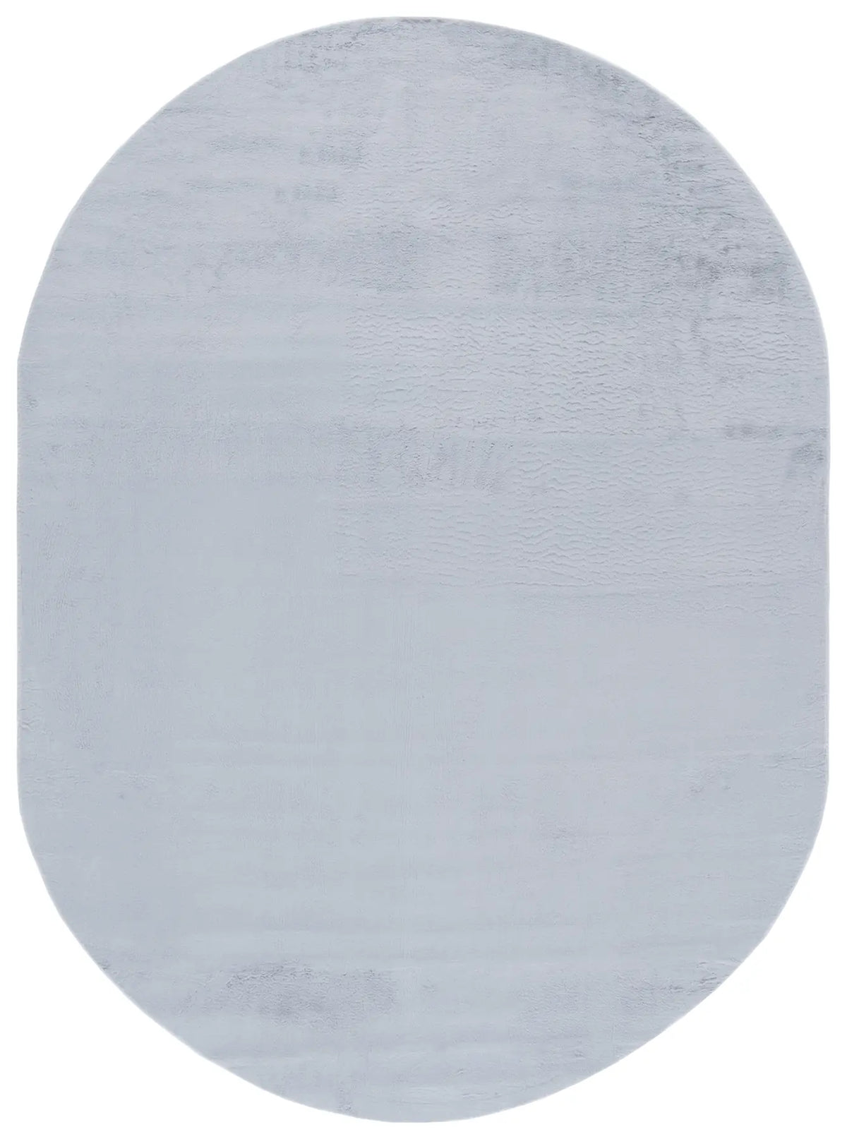 Safavieh Faux Rabbit Fur 5'-0" x 7'-0" Rug in Silver