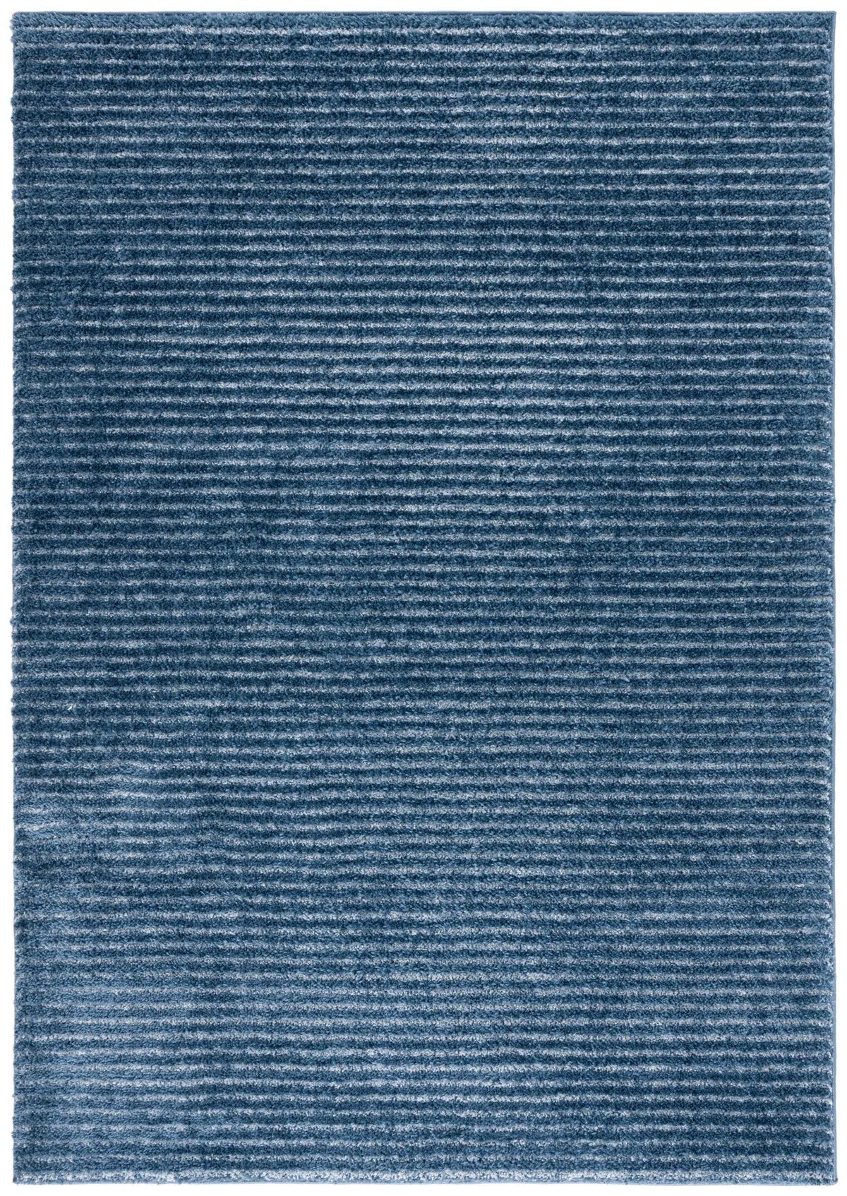 Safavieh Penelope Shag 4'-0" x 6'-0" Rug in Navy / Ivory
