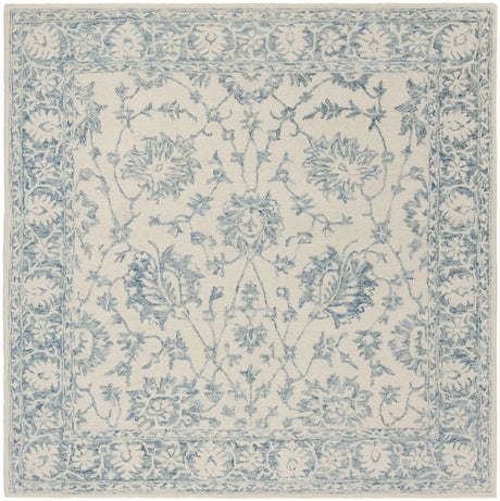 Safavieh Blossom 6'-0" x 6'-0" Rug in Ivory / Blue