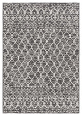 Safavieh Courtyard 5'-3" x 7'-7" Rug in Black / Grey