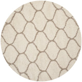 Safavieh Hudson Shag 5'-3" x 5'-3" Rug in Ivory / Beige