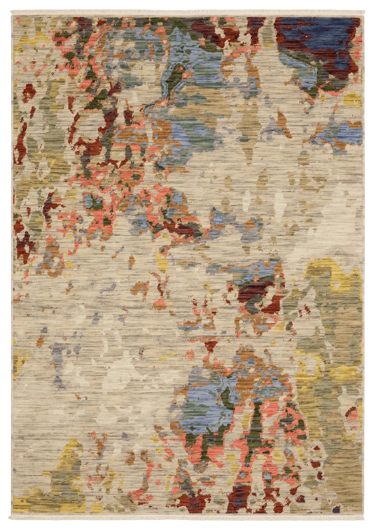 Oriental Weavers Sphinx SOLERI SOL09 Beige Abstract Rugs - main flat