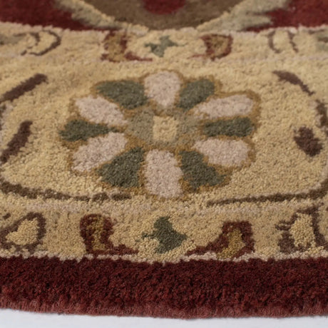 Safavieh Heritage 6'-0" x 6'-0" Rug in Red / Gold