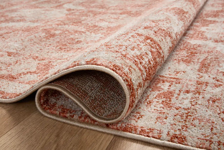 Loloi Odette Odt-03 Rust/Ivory Rug - pile height