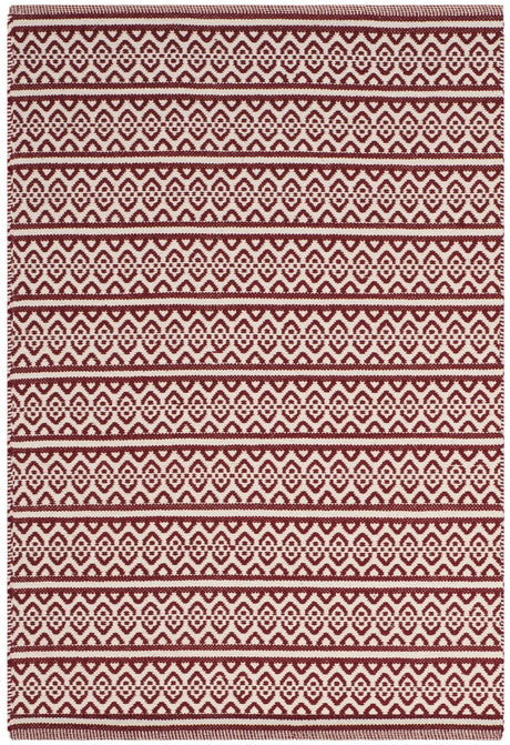 Safavieh Montauk 3'-0" x 5'-0" Rug in Ivory / Red