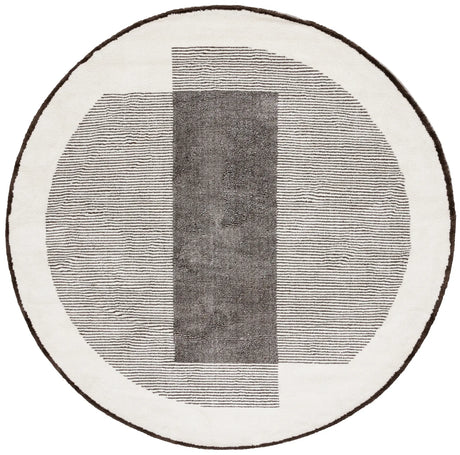 Safavieh Audrey 6'-0" x 6'-0" Rug in Dark Grey / Ivory