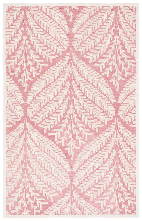 Safavieh Capri 4'-0" x 6'-0" Rug in Pink / Ivory