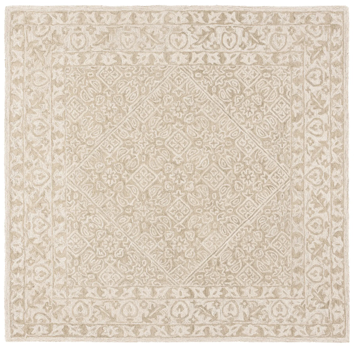 Safavieh Dip Dye 7'-0" x 7'-0" Rug in Sage / Ivory
