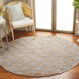 Safavieh Natural Fiber 6'-0" x 6'-0" Rug in Grey / Natural