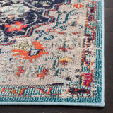 Safavieh Madison 4'-0" x 6'-0" Rug in Black / Teal