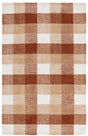 Safavieh Genre 4'-0" x 6'-0" Rug in Ivory / Rust