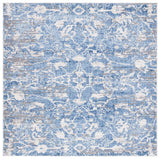 Safavieh Shivan 100 6'-7" x 6'-7" Rug in Blue / Ivory