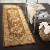 Safavieh Heritage 2'-3" x 14'-0" Rug in Rust / Gold