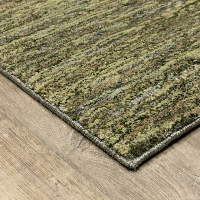 Oriental Weavers Sphinx Strada Str05 Green/ Beige Rugs - corner detail