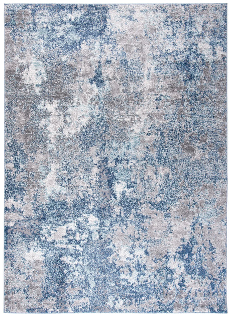 Safavieh Aston 4'-0" x 6'-0" Rug in Navy / Grey