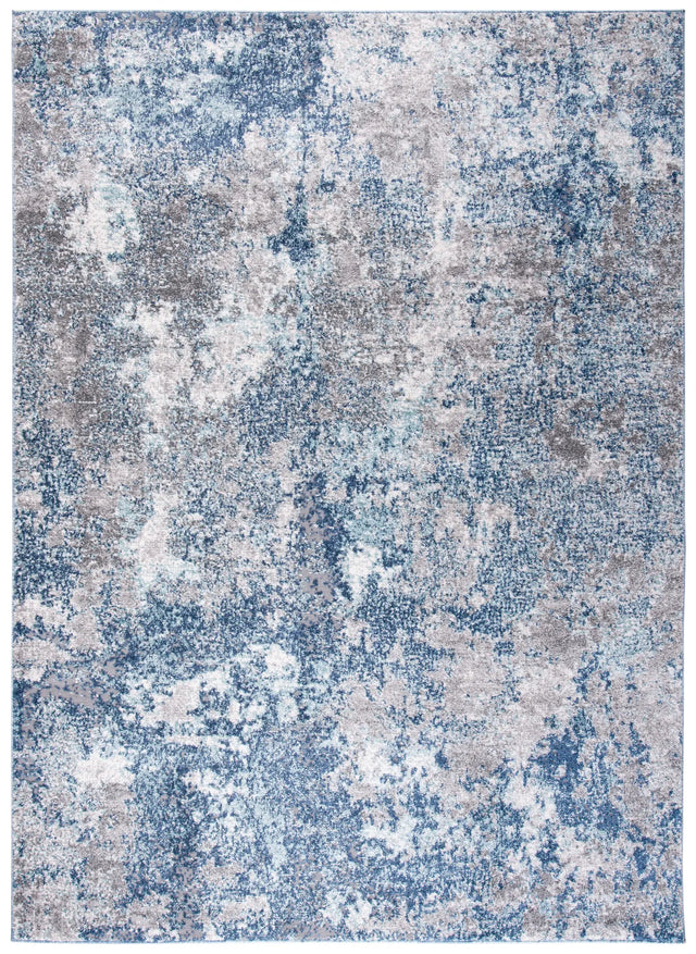 Safavieh Aston 4'-0" x 6'-0" Rug in Navy / Grey