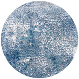 Safavieh Aston 6'-7" x 6'-7" Rug in Navy / Grey
