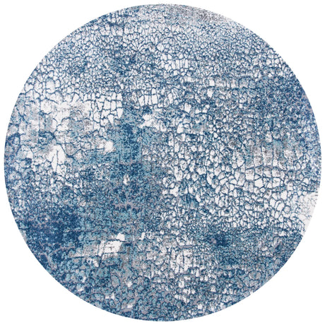 Safavieh Aston 6'-7" x 6'-7" Rug in Navy / Grey
