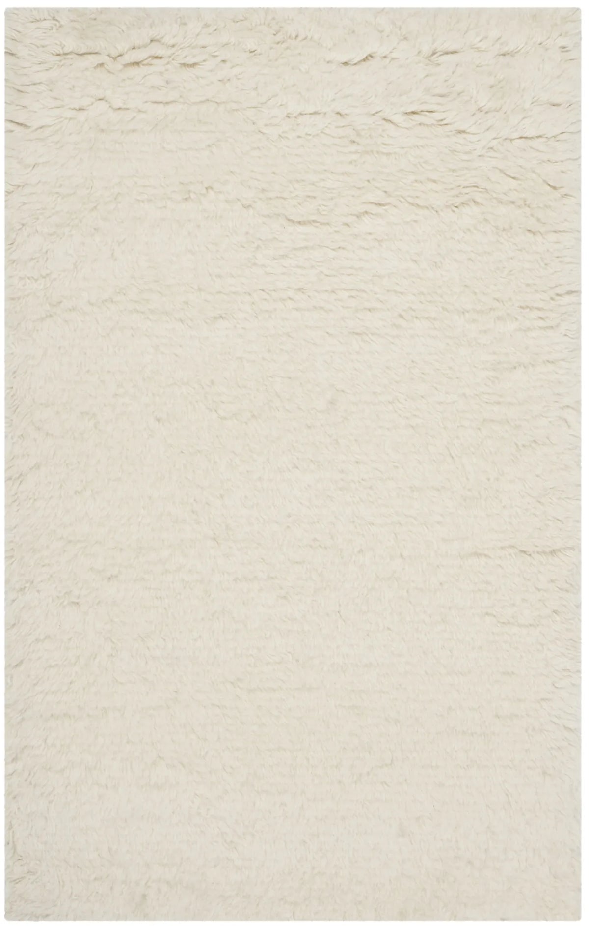 Safavieh Flokati 2'-6" x 4'-0" Rug in Ivory
