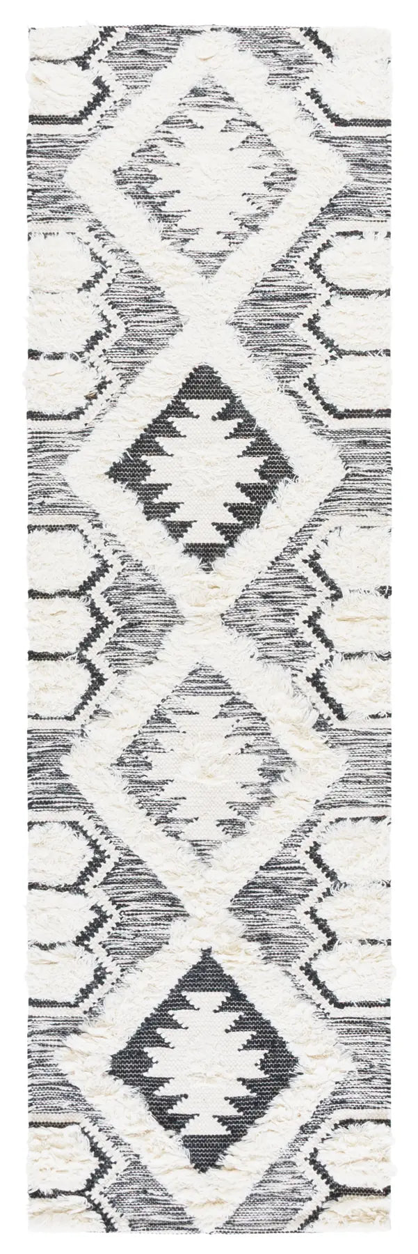 Safavieh Natura 2'-3" x 8'-0" Rug in Ivory / Black