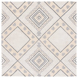 Safavieh Casablanca 7'-0" x 7'-0" Rug in Ivory / Grey