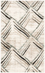 Safavieh Amsterdam 3'-0" x 5'-0" Rug in Cream / Charcoal