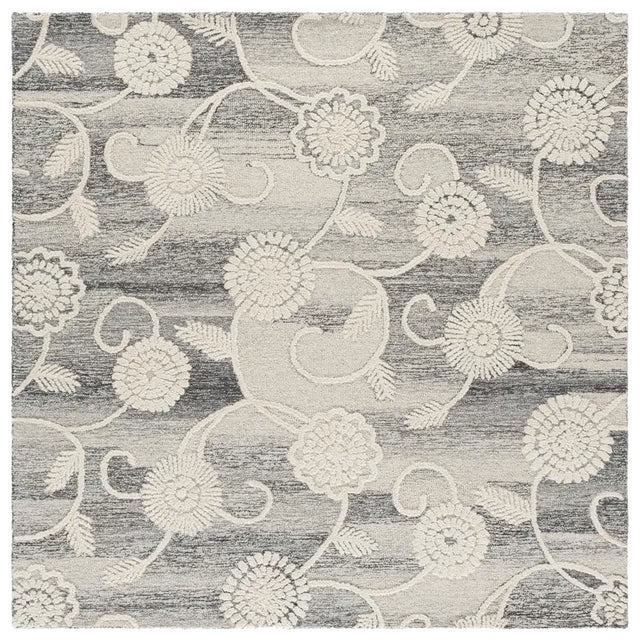 Safavieh Metro 6'-0" x 6'-0" Rug in Grey / Ivory