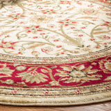 Safavieh Lyndhurst 5'-3" x 5'-3" Rug in Ivory / Red