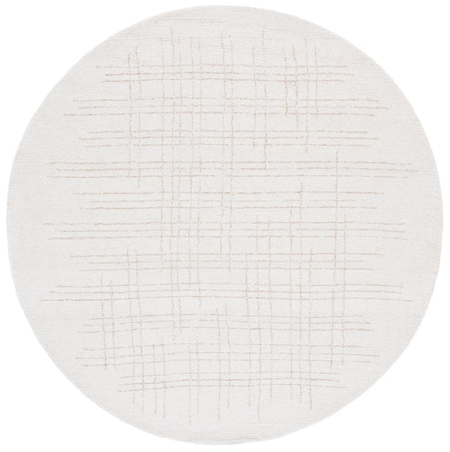 Safavieh Ebony 6'-0" x 6'-0" Rug in Ivory / Grey