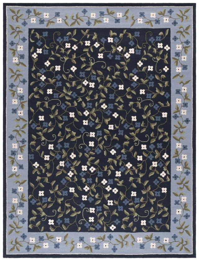 Safavieh Martha Stewart 8'-0" x 10'-0" Rug in Navy / Light Blue