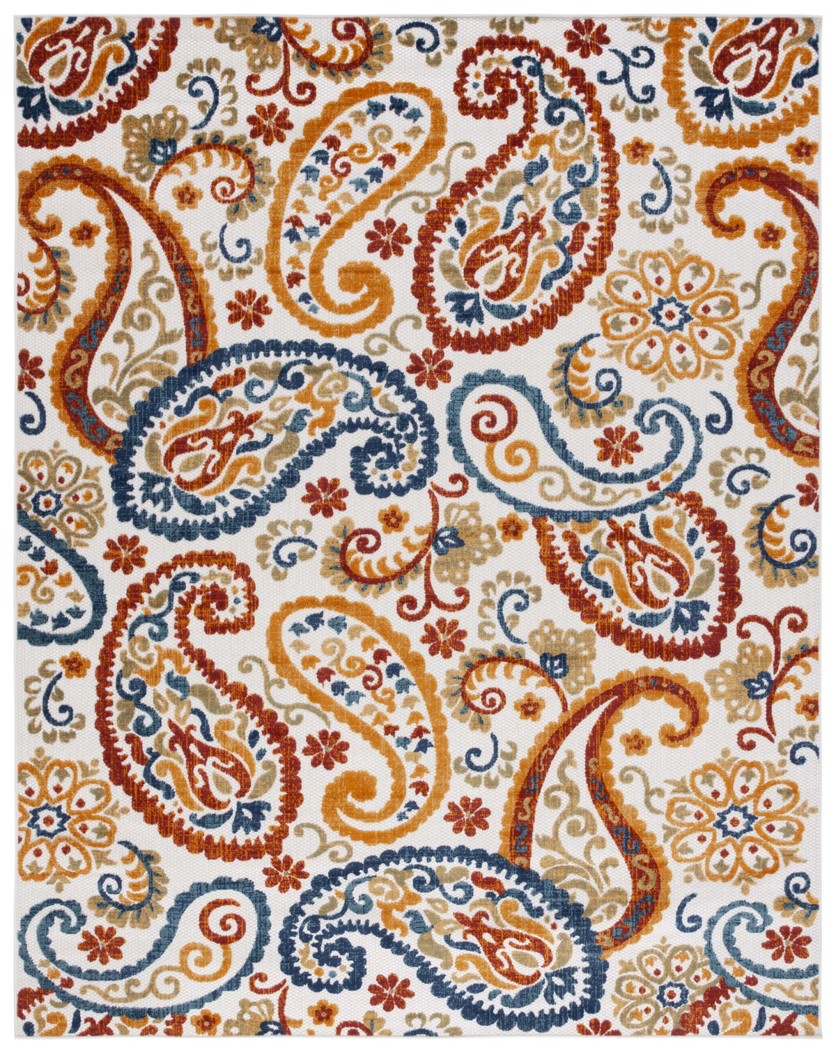Safavieh Cabana 10'-0" x 14'-0" Rug in Cream / Navy