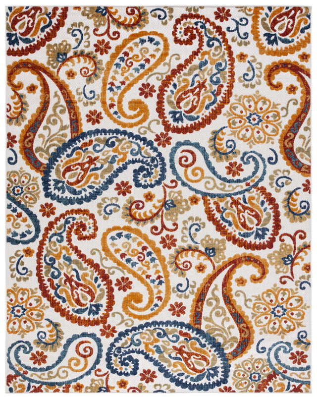 Safavieh Cabana 10'-0" x 14'-0" Rug in Cream / Navy