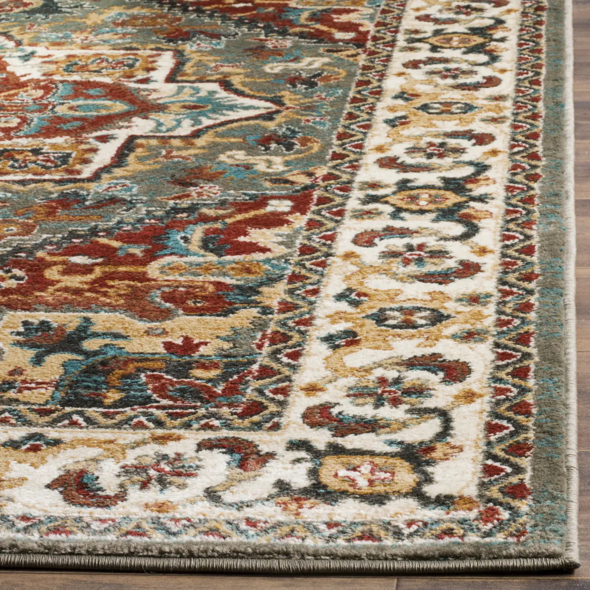 Safavieh Summit 4'-0" x 6'-0" Rug in Grey / Ivory