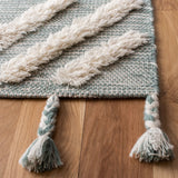 Safavieh Kenya 4'-0" x 6'-0" Rug in Aqua / Ivory