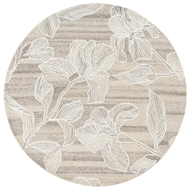 Safavieh Glamour 6'-0" x 6'-0" Rug in Light Brown / Ivory