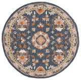 Safavieh Aspen 5'-0" x 5'-0" Rug in Blue / Rust