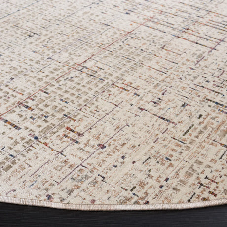Safavieh Harlow 6'-3" x 6'-3" Rug in Ivory Grey / Rust