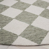 Safavieh Ebony 6'-0" x 6'-0" Rug in Sage / Ivory