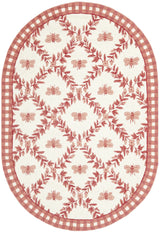 Safavieh Chelsea 4'-6" x 6'-6" Rug in Ivory / Rose