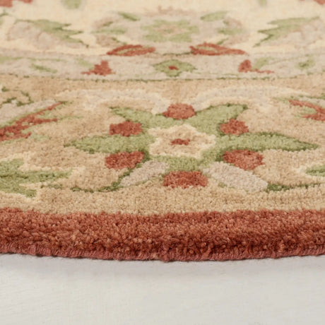 Safavieh Antiquity 6'-0" x 6'-0" Rug in Rust / Ivory