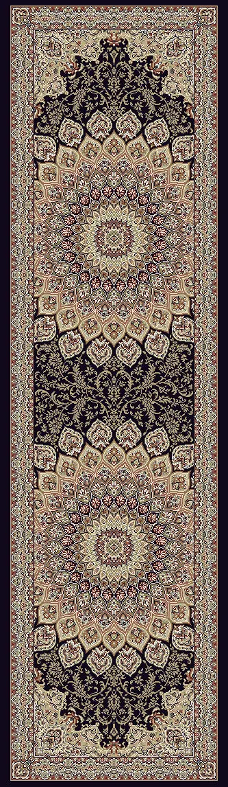 Dynamic Rugs Ancient Garden 57090 Navy Rugs - Runner