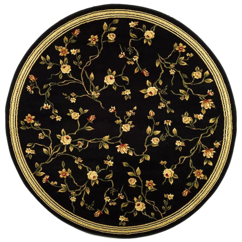 Safavieh Lyndhurst 5'-3" x 5'-3" Rug in Black