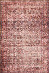 Loloi Loren Lq-05 Eggplant / Crimson Rugs - main flat