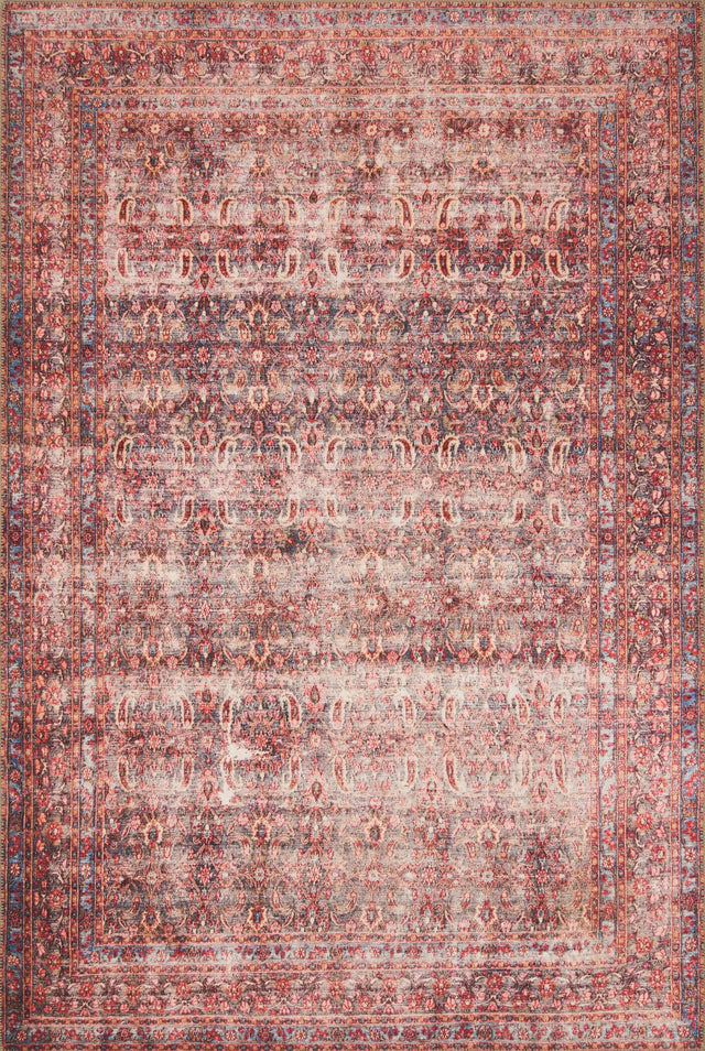 Loloi Loren Lq-05 Eggplant / Crimson Rugs - main flat