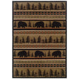 Oriental Weavers Sphinx Hudson 1066a Black / Beige Rugs - main flat